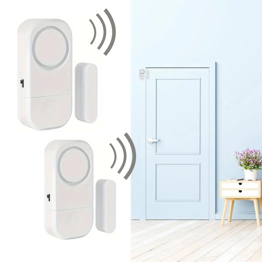 2 x Alarma Sensor Magnético Para Puertas